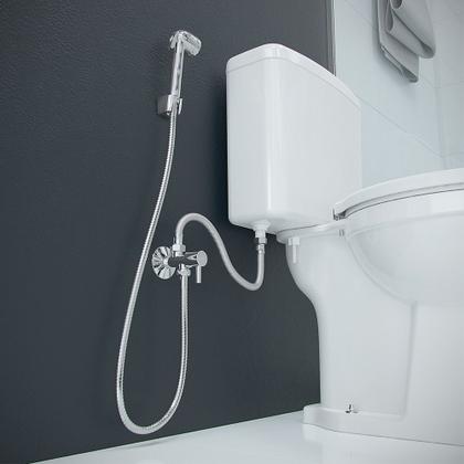 Imagem de Ducha Higiênica Blukit Confort com Registro e Derivação Cromada