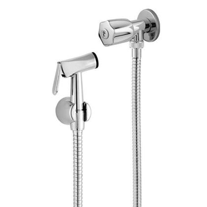 Imagem de Ducha higiênica C-50 metal inox com gatilho de metal inox