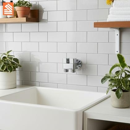 Imagem de Ducha Higiênica C77 Registro Duplo Duas Saídas Metal Cromado 1/2