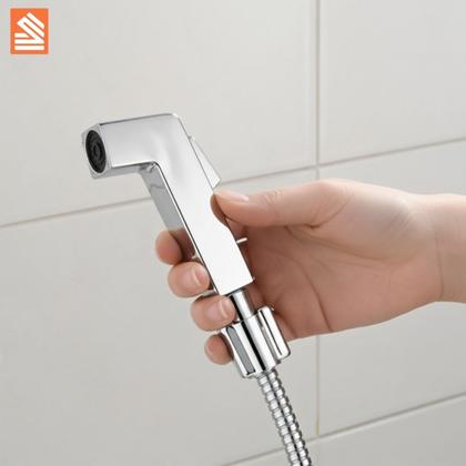 Imagem de Ducha Higiênica C77 Registro Duplo Duas Saídas Metal Cromado 1/2