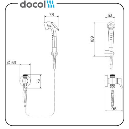 Imagem de Ducha Higiênica com Registro e Derivação Docol Nova Loggica
