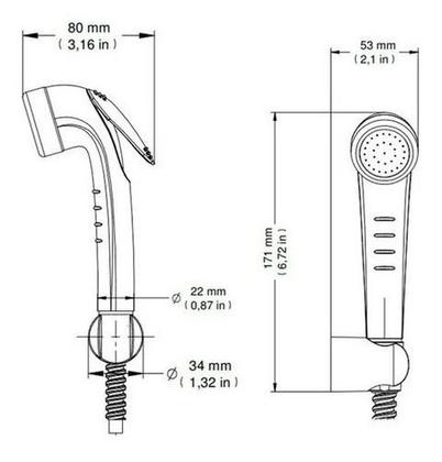 Imagem de Ducha Higiênica Com Registro E Derivação Docol Stillo 