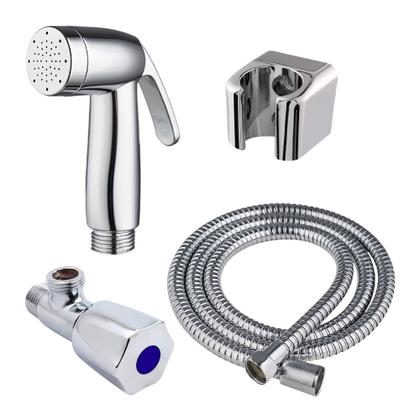 Imagem de Ducha Higiênica Completa Metal Cromado Engate Flexível 1,20 Metros Classic Beltempo