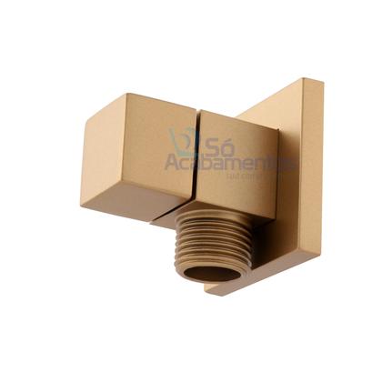 Imagem de Ducha Higiênica Dourado Fosco Quadrada Metal 