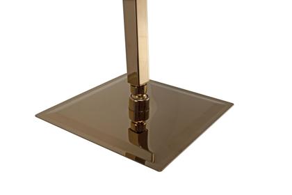 Imagem de Ducha Inox Rose Golden 20x20 C/ Braço Suporte Teto 40 Cm
