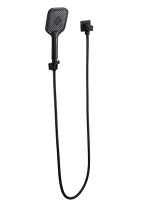 Imagem de Ducha Manual Black Matte em ABS com Registro 1/4 de Volta