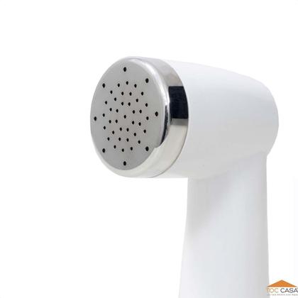 Imagem de Ducha Manual Higiênica sem Gatilho Disparador ABS Branco