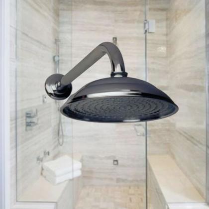 Imagem de Ducha Panelao c/ Braco Chuveiro Cromado - 25cm - 2043