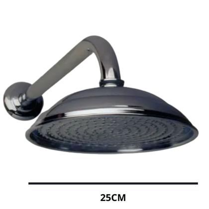 Imagem de Ducha Panelao c/ Braco Chuveiro Cromado - 25cm - 2043