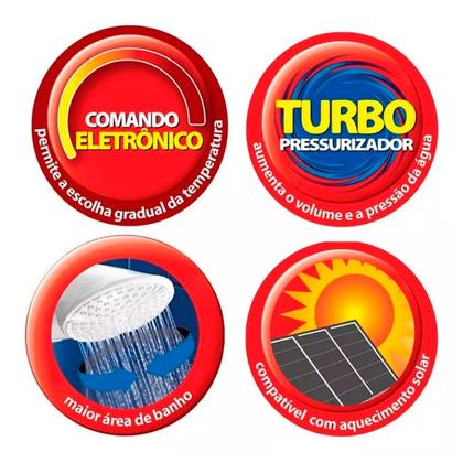 Imagem de Ducha Topjet Turbo Multitemperaturas Lorenzetti 127v 5500w