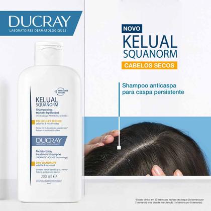 Imagem de Ducray Kelual S Squanorm Shampoo Anticaspa para Cabelos Secos