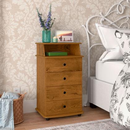 Imagem de Dupla Movel Multitarefa Apoio Mesa Mesinha Para Cabeceira Casal Solteiro Luxo II EJ Cores