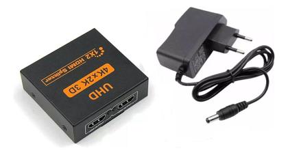 Imagem de Duplicador De Imagem Splitter 1x2 Divisor Hdmi 4k 3840p