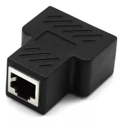 Imagem de Duplicador De Saída Cabo De Rede Rj45 Splitte Divisor Y 1x2
