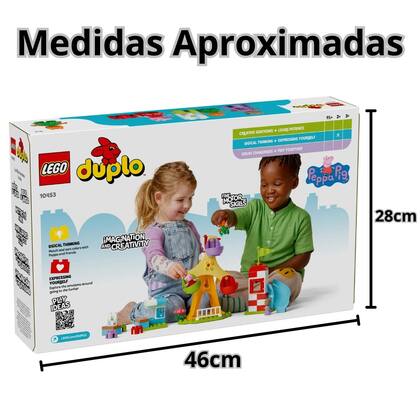 Imagem de Duplo Peppa Pig Parque De Diversões 53 Peças 10453 Lego