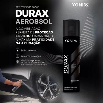 Imagem de Durax vonixx 400ml pretinho aerossol spray brilho extremo durax vonixx