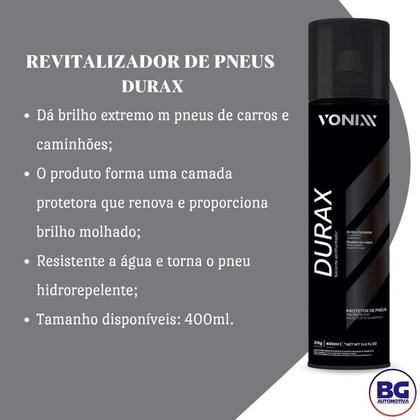 Imagem de Durax Vonixx Pretinho Brilho Molhado Aerossol 400ml