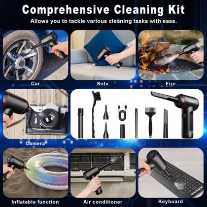 Imagem de Duster de Ar Comprimido FRESMOL 100000 RPM com Luz LED