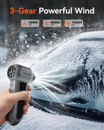 Imagem de Duster de Ar Elétrico WOLFBOX MF100 - Sem Fio - 150000 RPM