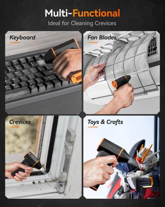 Imagem de Duster de ar elétrico WOLFBOX MF50 110000RPM sem fio com bateria