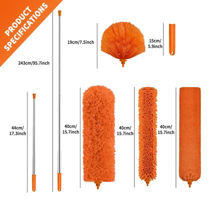 Imagem de Duster Hohoky Cobweb com poste de extensão de microfibra de 2,8 m