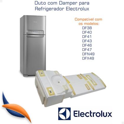 Imagem de Duto Com Damper Electrolux Df37 Df38 Df40 Df41 A99153501 / 41000441