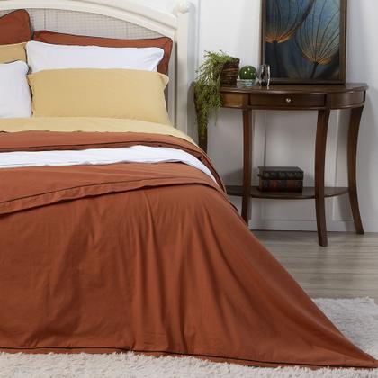 Imagem de Duvet Casal Colorlife Liso com vivo Percal 200 fios 100% algodão 2,50 x 2,20