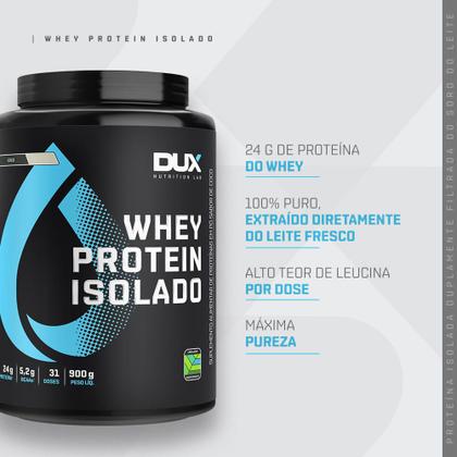 Imagem de DUX HUMAN HEALTH Whey Protein Isolado 900g Sem Sabor  Versátil para Receitas e Shakes