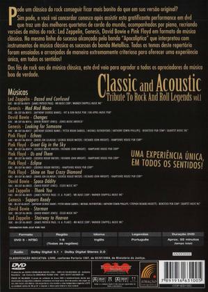 Imagem de DVD Classic And Acoustic Volume 1 Rock And Roll Legends