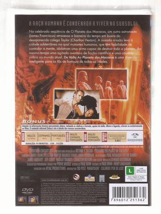 Imagem de Dvd de volta ao planeta dos macacos : ficcao