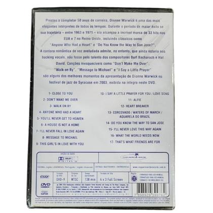 Imagem de Dvd dionne warwick - live at syracuse jazz festival