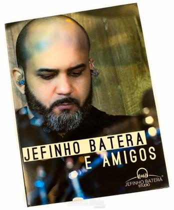 Imagem de DVD e CD Jefinho Batera e Amigos tocando lindas músicas Gospel, Pop, Funk, Samba e Fusion