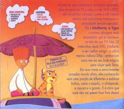Imagem de DVD Edelberto o Tigre - Os Bichos - Volume 4 Original