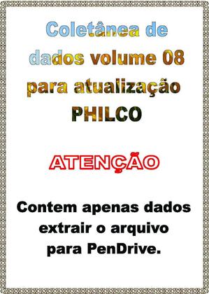 Imagem de Dvd Físico.atualização De Dados Lcd, Coletânea Philco Vol 8