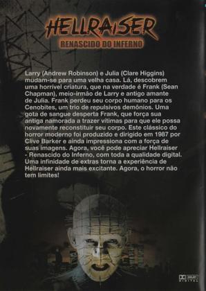 Imagem de DVD Hellraiser - Renascido Do Inferno Original
