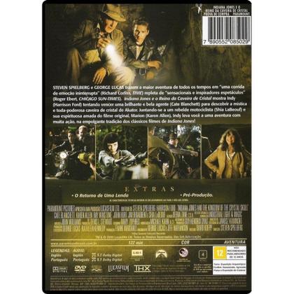Imagem de DVD Indiana Jones e o Reino da Caveira de Cristal - Paramount