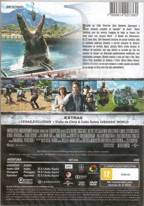 Imagem de Dvd Jurassic World - O Mundo Dos Dinossauros