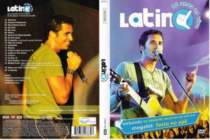 Imagem de DVD Latino 10 Anos ao Vivo Incluindo Festa no Apê  