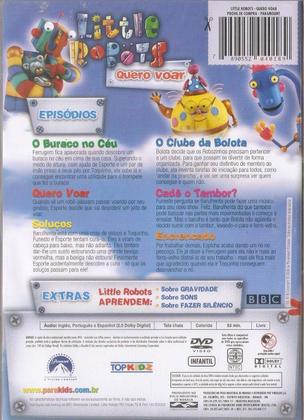 Imagem de DVD Little Robots BBC Quero Voar 6 Episódios Divertidos