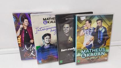 Imagem de Dvd matheus & kauan kit com 4 dvds