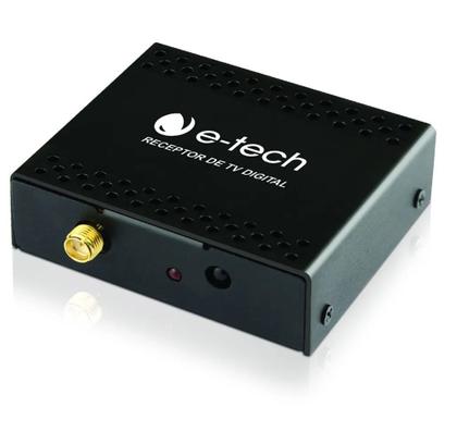 Imagem de DVD Player 2 Din E-Tech Universal Tela 6,2" Espelhamento Bluetooth USB + 2 Encosto Cabeça AV + Câmera Ré + Receptor TV Digital