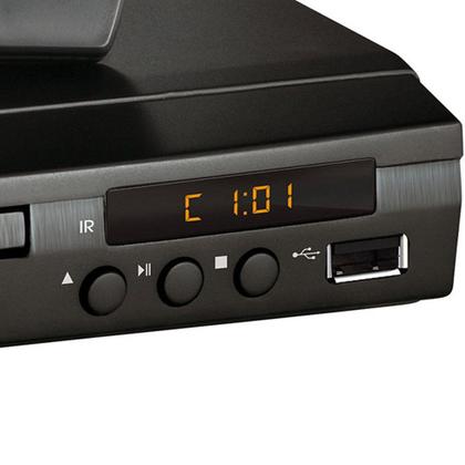 DVD Player Tectoy USB MP3 Frontal Função Ripping DVT C101 - Dvd