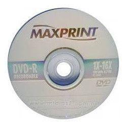 Dvd-r Maxprint - 120min - 4,7gb - 50un - DVD Virgem - Magazine Luiza