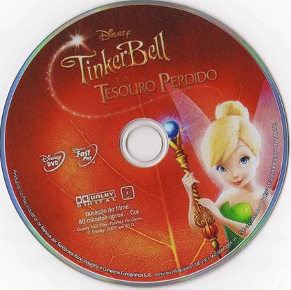 Imagem de DVD TinkerBell e o Tesouro Perdido Original Disney