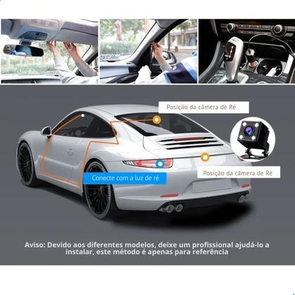 Imagem de Dvr Automotivo Camera Interna Filma Dentro E Fora Com Wifi