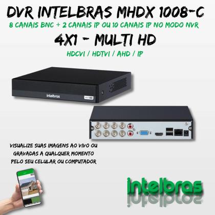Imagem de Dvr Multi Hd Intelbras 8Ch Mhdx 1008-C
