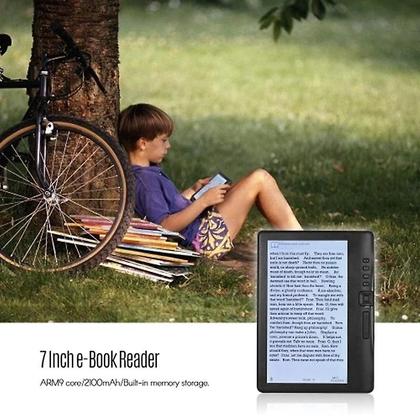 Imagem de E-reader Wokex Portable com tela colorida 800 x 480p de 7 polegadas