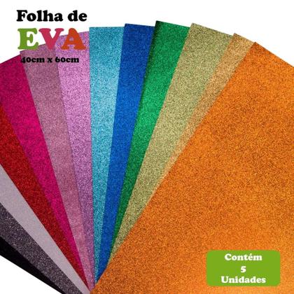 Imagem de E.V.A  placas 40x60 cm verde claro pct com 10 unidade