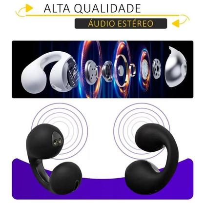 Imagem de Earcuffs Fone De Condução Óssea Bluetooth Sem Fio Esportivo