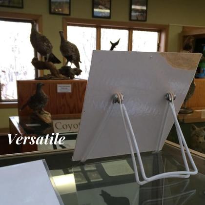 Imagem de Easels KINGDOM SOLUTIONS, pacote com 4, metal branco resistente e durável